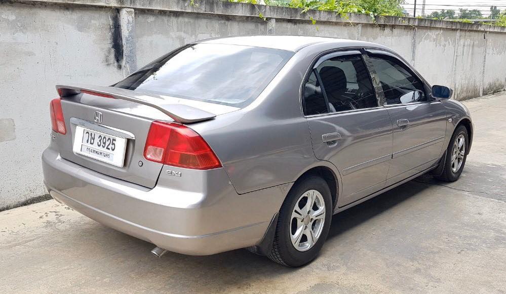 Honda Civic ES (Dimension) โฉมแรก ปี 2003 สีเทา