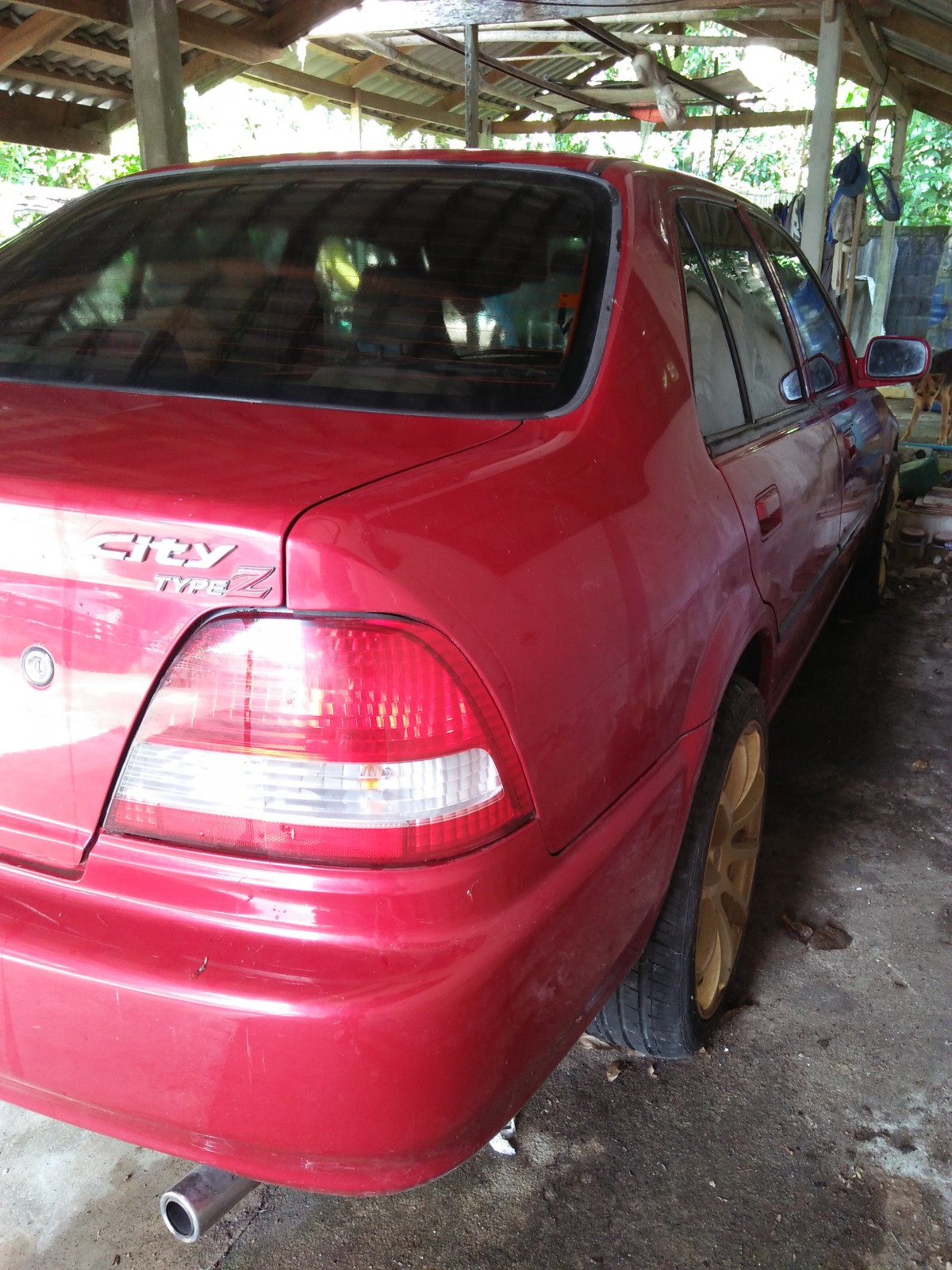 Honda City Type-Z ปี 2002 สีแดง (รูปที่ 4)