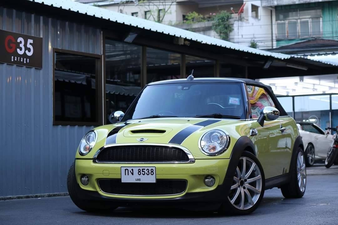 Mini Hatch (Cooper) Gen2 R57 (Convertible) ปี 2009 สีเหลือง