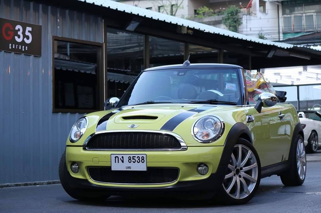 Mini Hatch (Cooper) Gen2 R57 (Convertible) ปี 2009 สีเหลือง (รูปที่ 2)