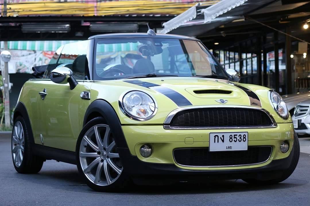 Mini Hatch (Cooper) Gen2 R57 (Convertible) ปี 2009 สีเหลือง (รูปที่ 4)