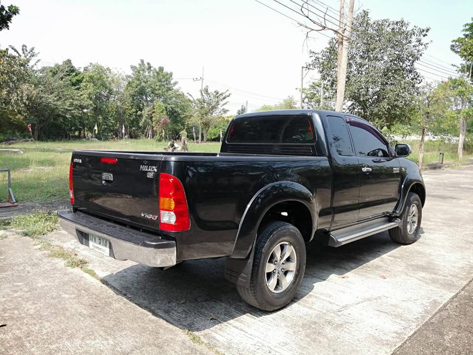Toyota Hilux Vigo Prerunner (Cab) ปี 2007 สีดำ (รูปที่ 4)
