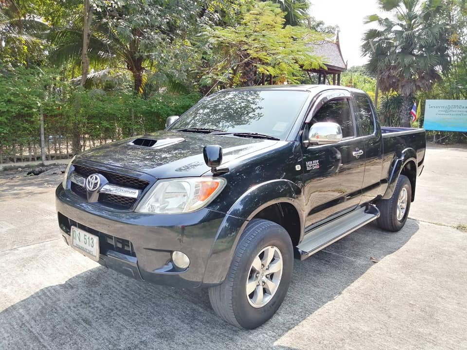 Toyota Hilux Vigo Prerunner (Cab) ปี 2007 สีดำ (รูปที่ 2)