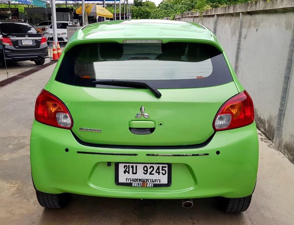 Mitsubishi Mirage ปี 2012 สีเขียว (รูปที่ 4)