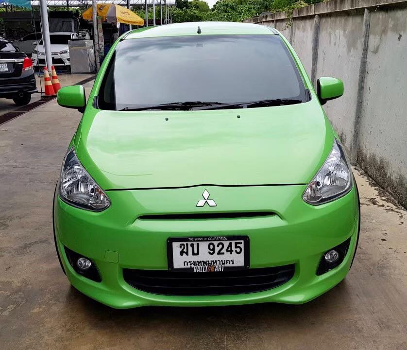 Mitsubishi Mirage ปี 2012 สีเขียว (รูปที่ 3)