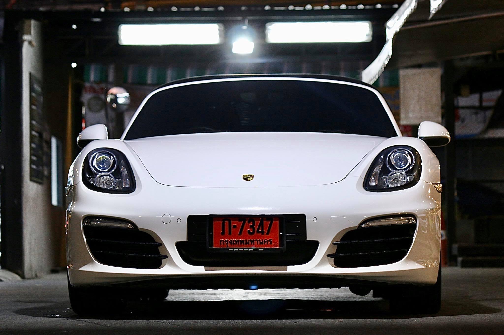 Porsche Boxster (Cayman) 981 ปี 2012 สีขาว (รูปที่ 3)