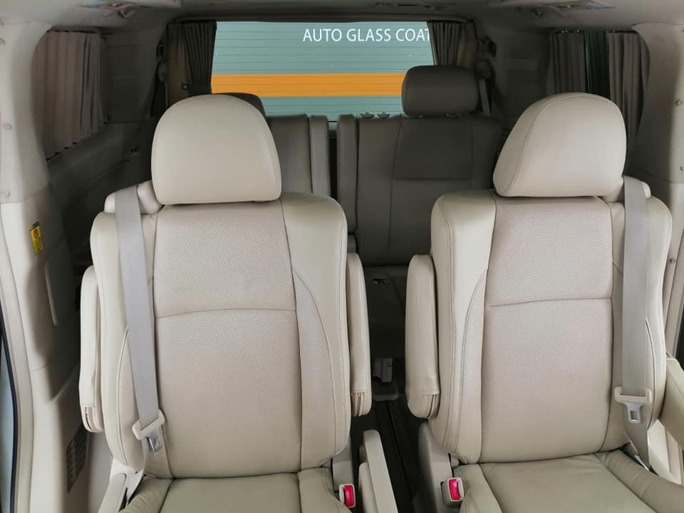 Toyota Vellfire ปี 2009 สีขาว (รูปที่ 9)