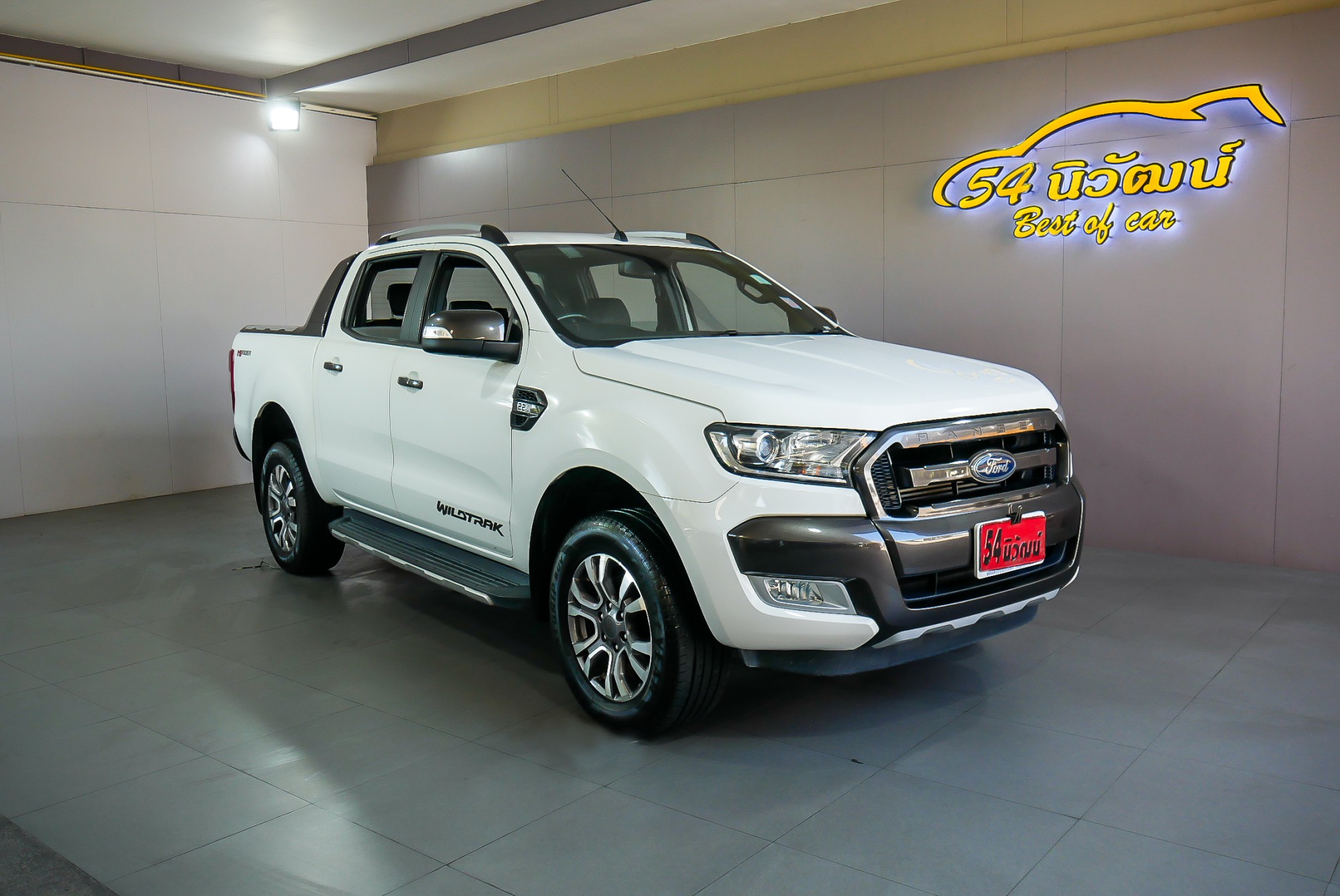 FORD RANGER DOUBLECAB 2.2 WILDTACK HI-RIDER MNC AT ปี 2016 สีขาว