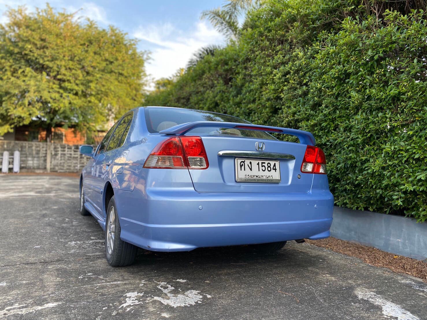 Honda Civic ES (Dimension) โฉม ตาเหยี่ยว ปี 2004 สีฟ้า (รูปที่ 11)