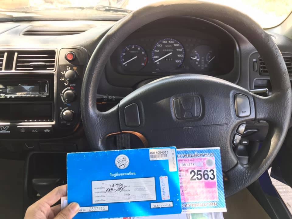 Honda Civic EK โฉม 4 ประตู ปี 1996 สีน้ำเงิน (รูปที่ 5)