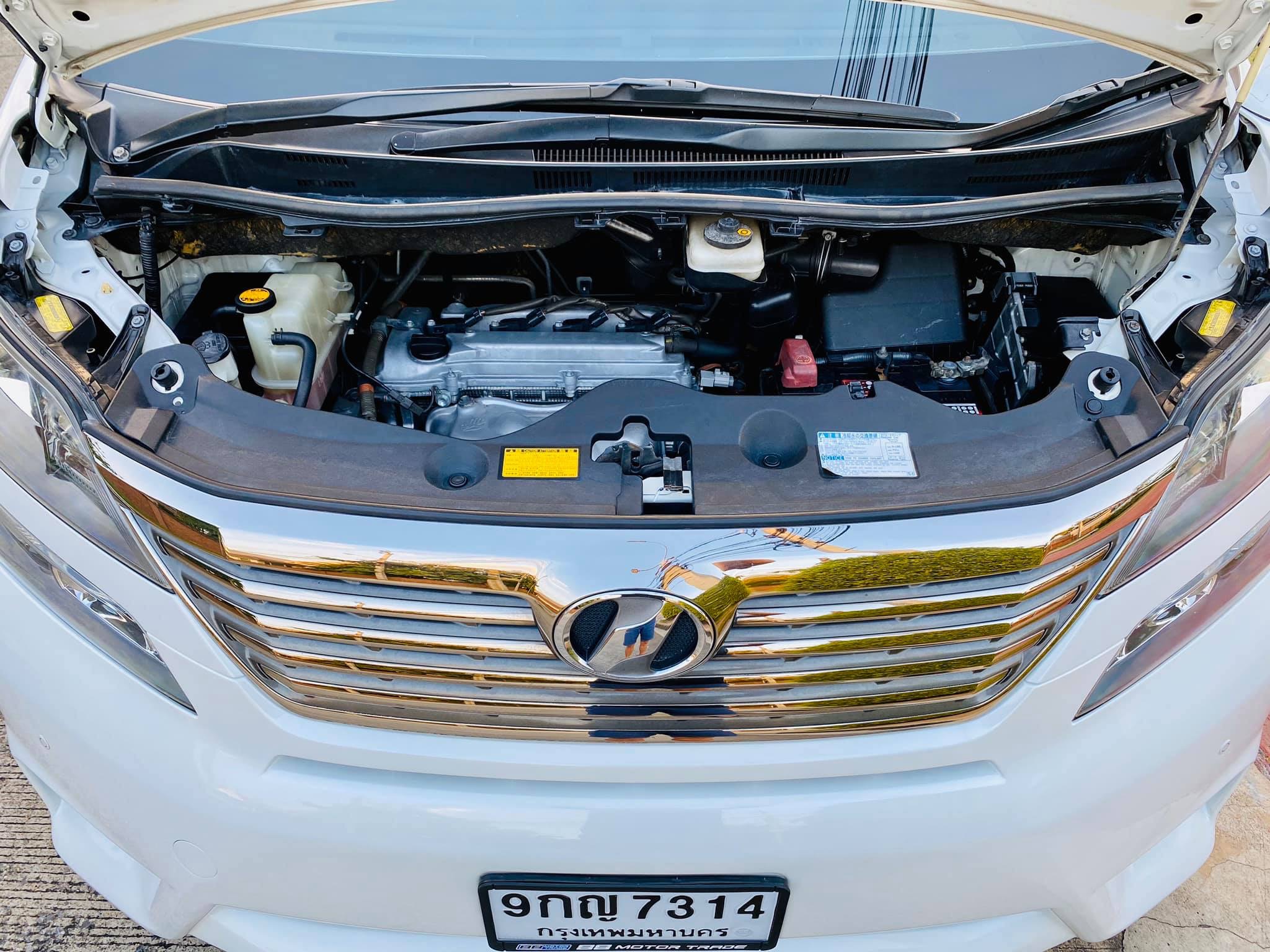 Toyota Vellfire ปี 2009 สีขาว (รูปที่ 6)