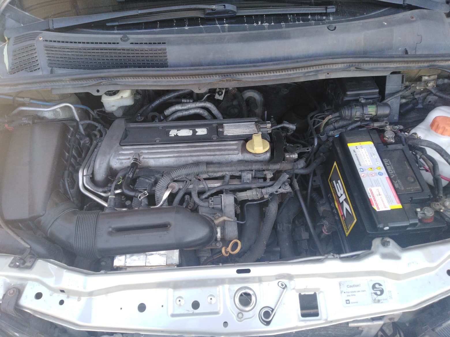 Chevrolet Zafira ปี 2003 สีเทา (รูปที่ 3)