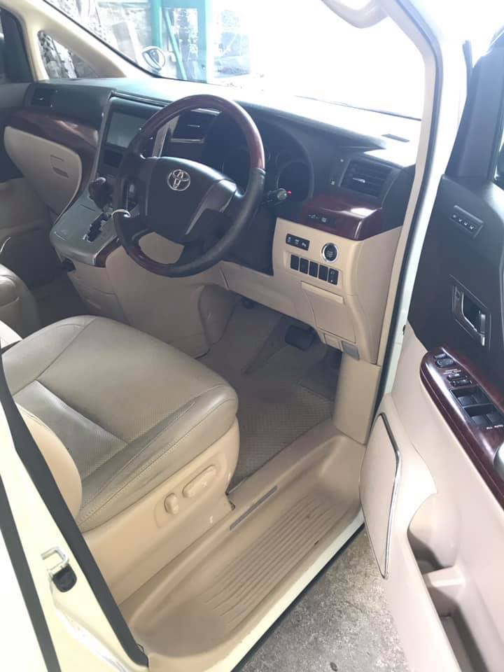 Toyota Alphard ปี 2009 สีขาว (รูปที่ 6)