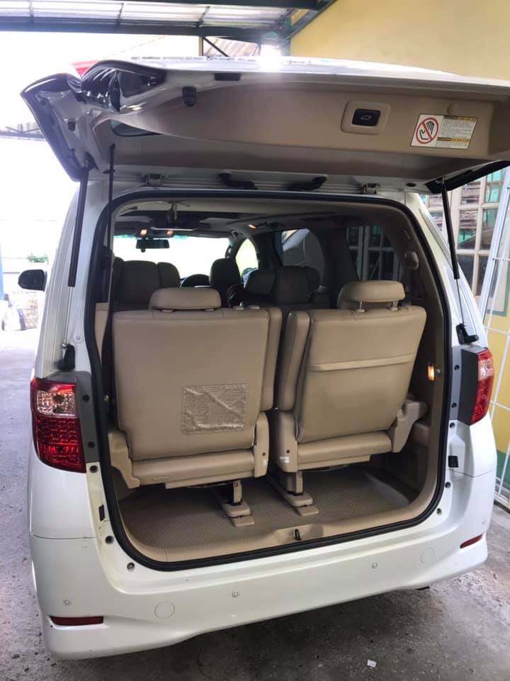 Toyota Alphard ปี 2009 สีขาว (รูปที่ 8)