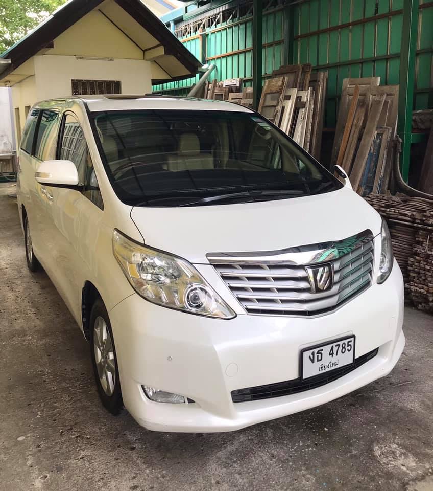 Toyota Alphard ปี 2009 สีขาว