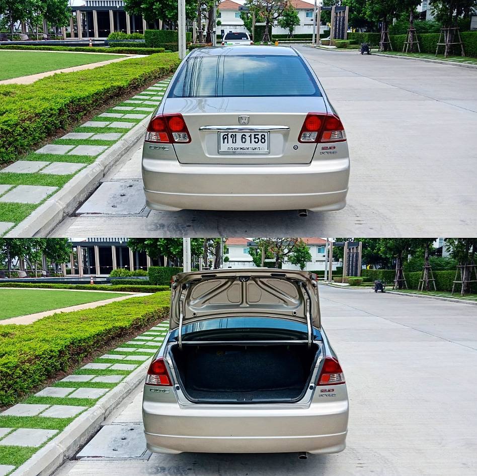 Honda Civic ES (Dimension) โฉม ตาเหยี่ยว ปี 2004 สีทอง (รูปที่ 9)