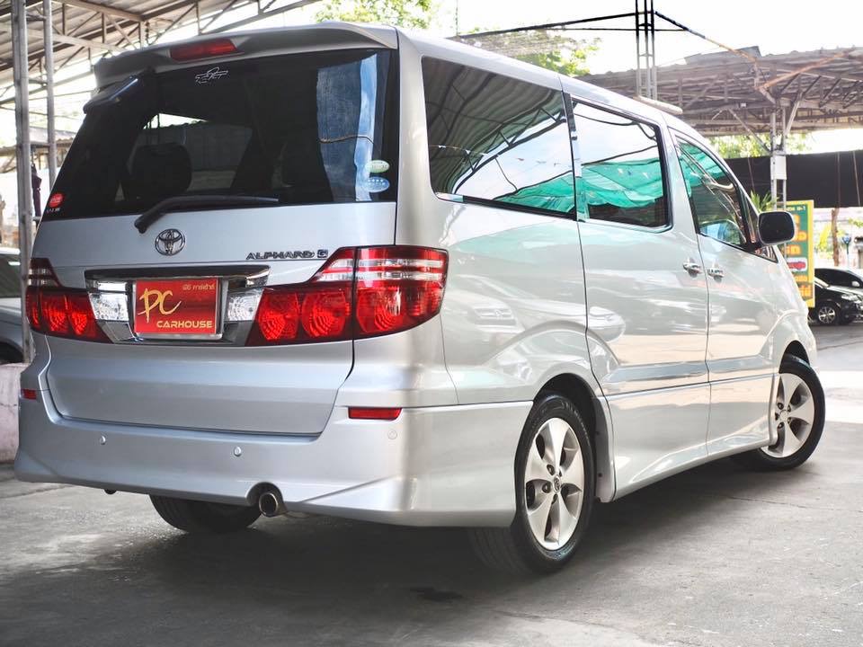 Toyota Alphard ปี 2007 สีเงิน