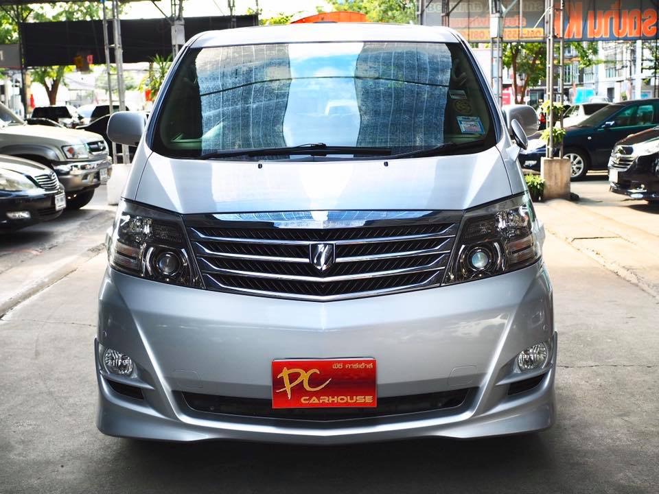 Toyota Alphard ปี 2007 สีเงิน