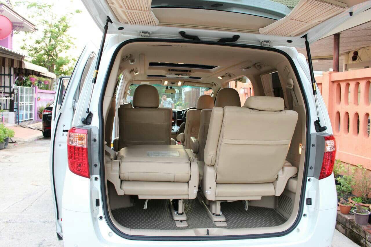 Toyota Alphard ปี 2010 สีขาว (รูปที่ 6)