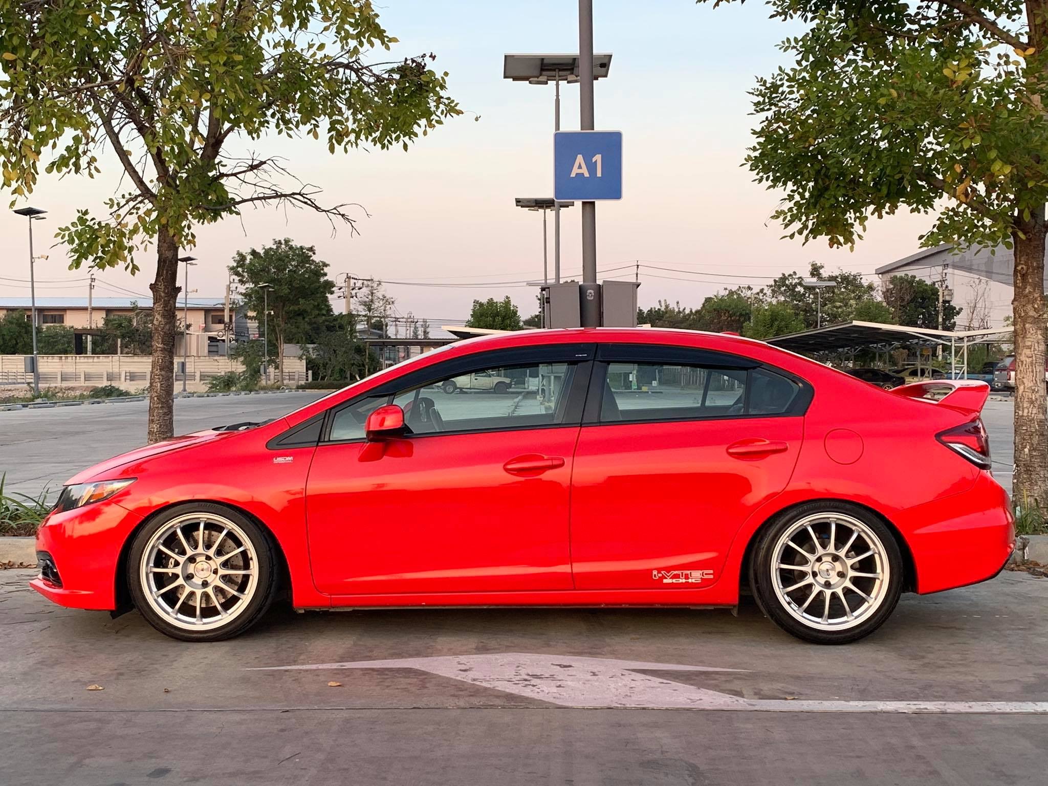 Honda Civic FB ปี 2013 สีแดง (รูปที่ 2)