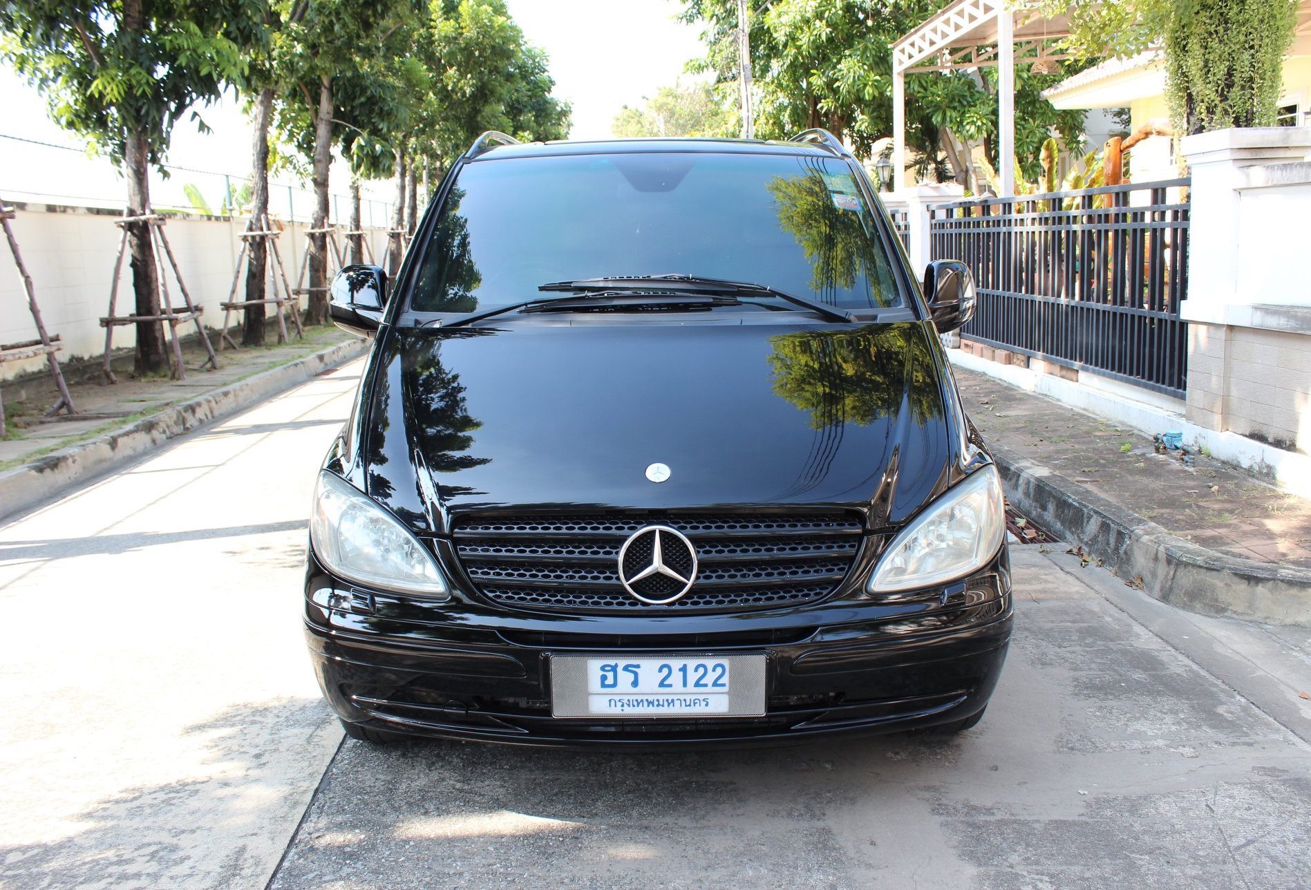Mercedes-Benz V-Class W639 ปี 2008 สีดำ (รูปที่ 7)