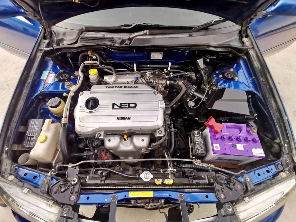 Nissan Sunny NEO ปี 2002 สีน้ำเงิน (รูปที่ 12)