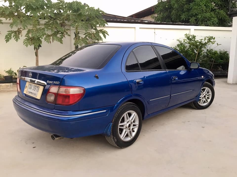 Nissan Sunny NEO ปี 2002 สีน้ำเงิน (รูปที่ 4)