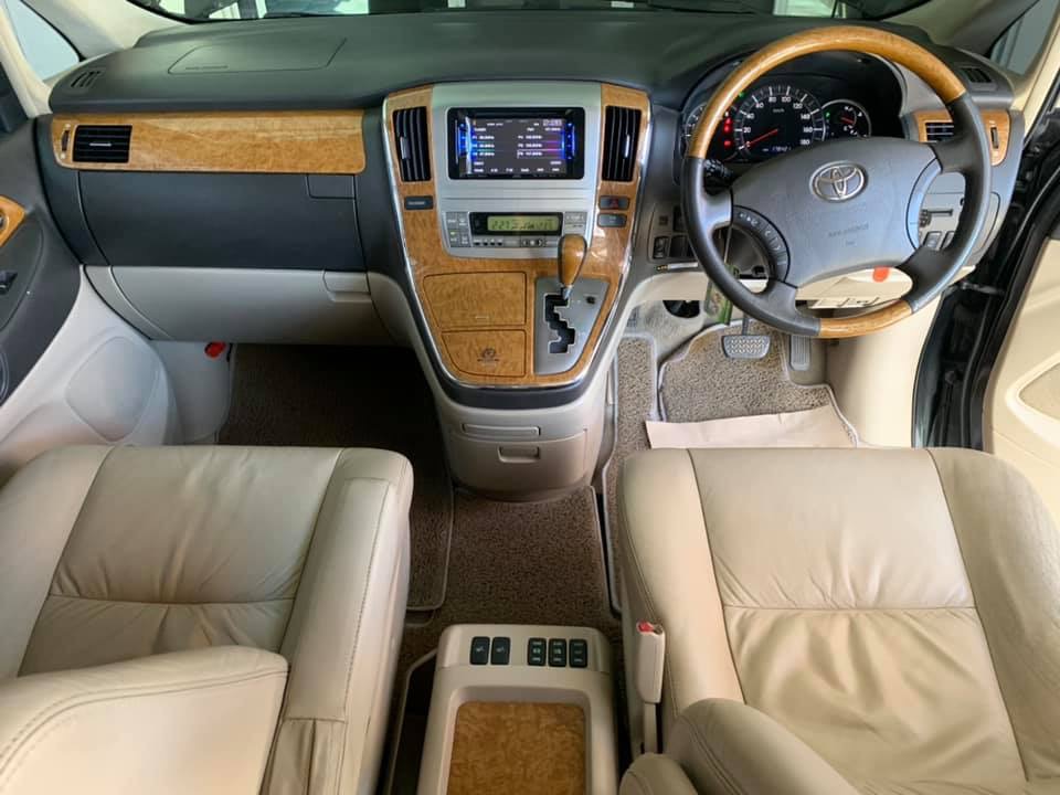 Toyota Alphard ปี 2007 สีดำ (รูปที่ 11)