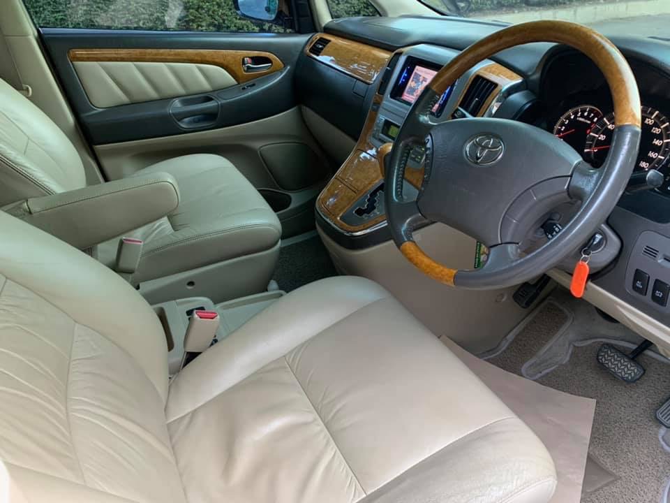 Toyota Alphard ปี 2007 สีดำ (รูปที่ 9)