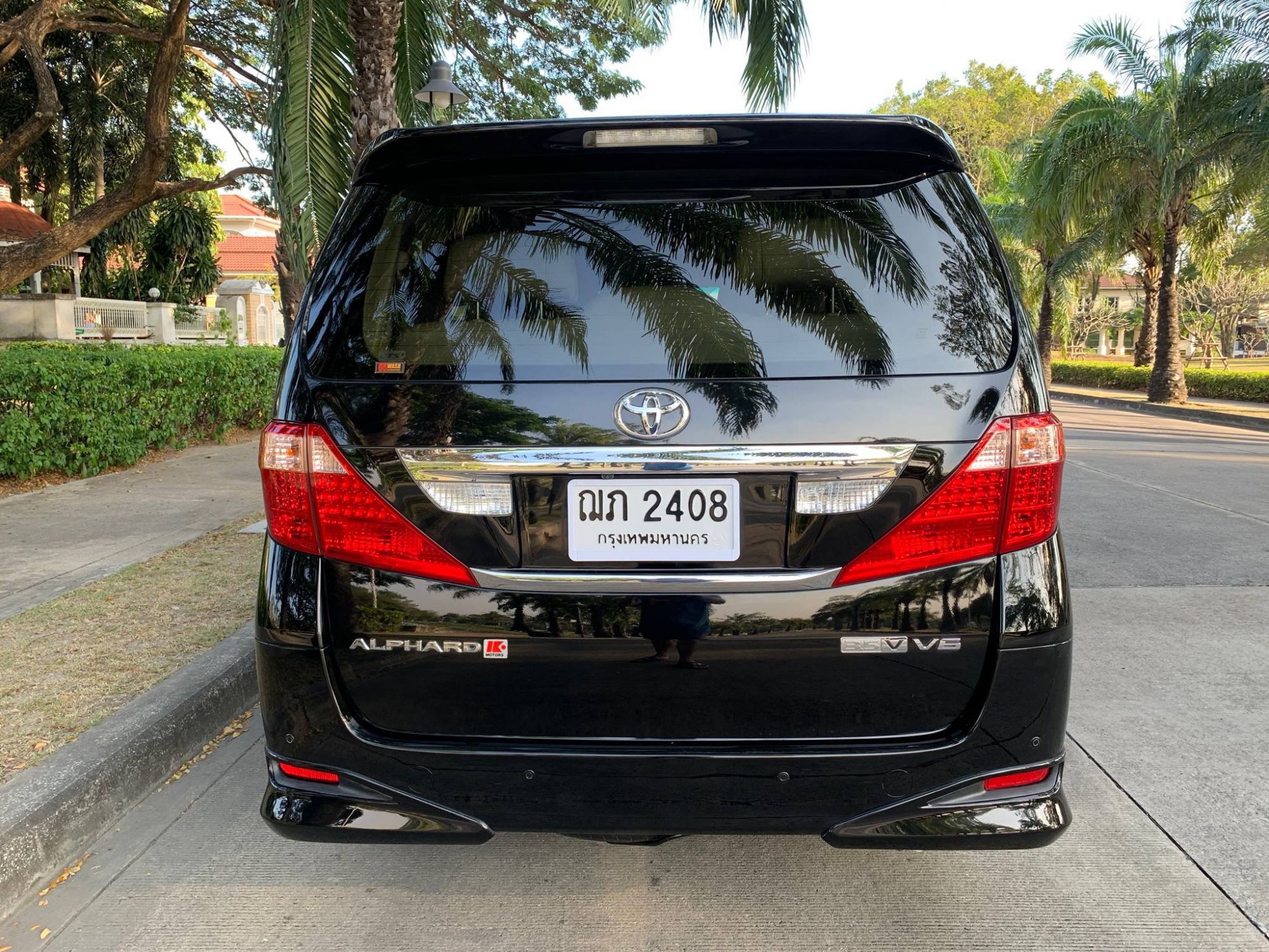 Toyota Alphard ปี 2009 สีดำ (รูปที่ 12)