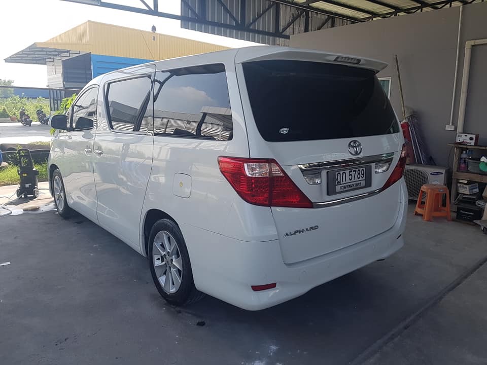 Toyota Alphard ปี 2009 สีขาว (รูปที่ 4)