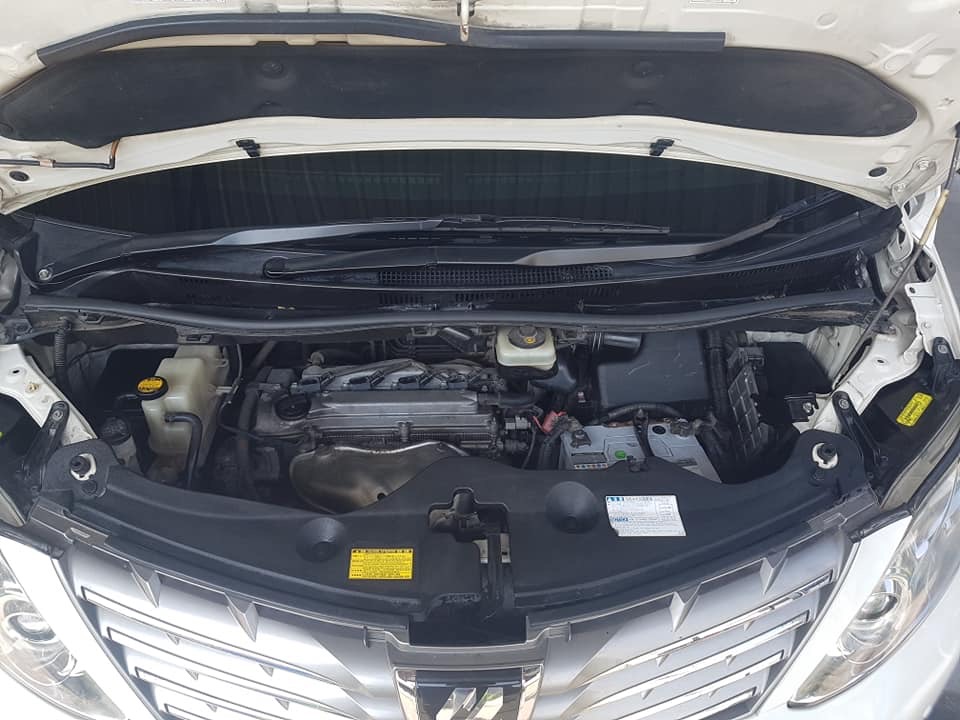 Toyota Alphard ปี 2009 สีขาว (รูปที่ 6)