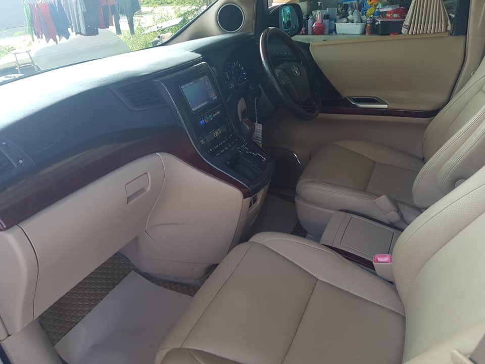 Toyota Alphard ปี 2009 สีขาว (รูปที่ 10)