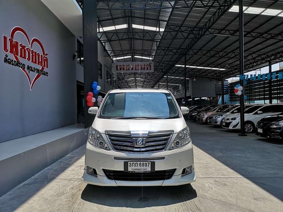 Toyota Alphard ปี 2014 สีขาว (รูปที่ 2)
