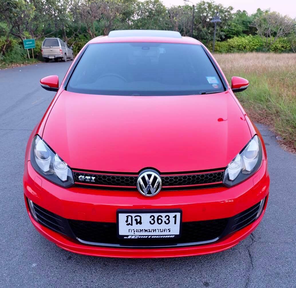 Volkswagen Golf MK6 ปี 2010 สีแดง (รูปที่ 2)