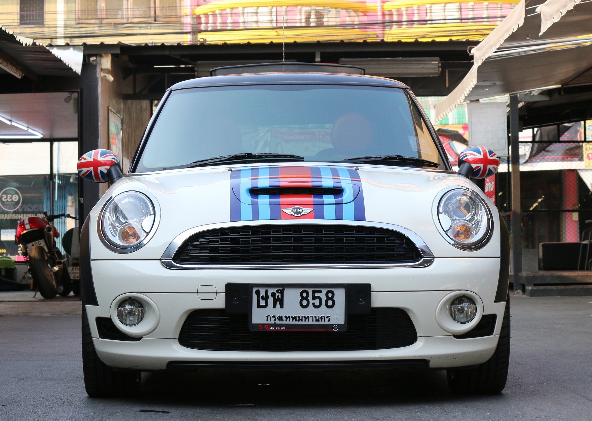 Mini Hatch (Cooper) Gen2 R56 ปี 2008 สีขาว (รูปที่ 2)