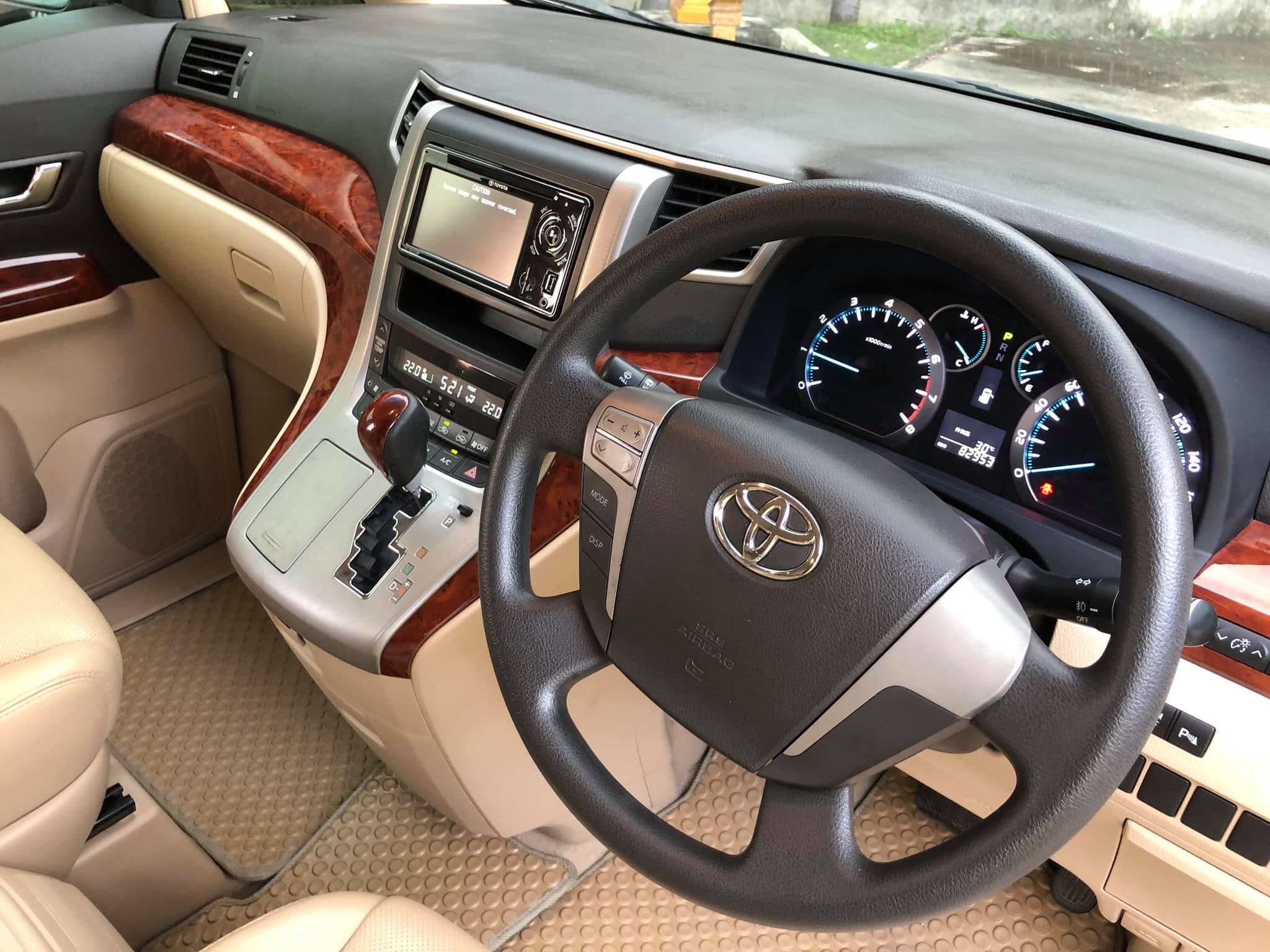 Toyota Alphard ปี 2010 สีขาว (รูปที่ 7)