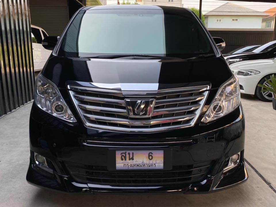 Toyota Alphard ปี 2013 สีดำ (รูปที่ 2)