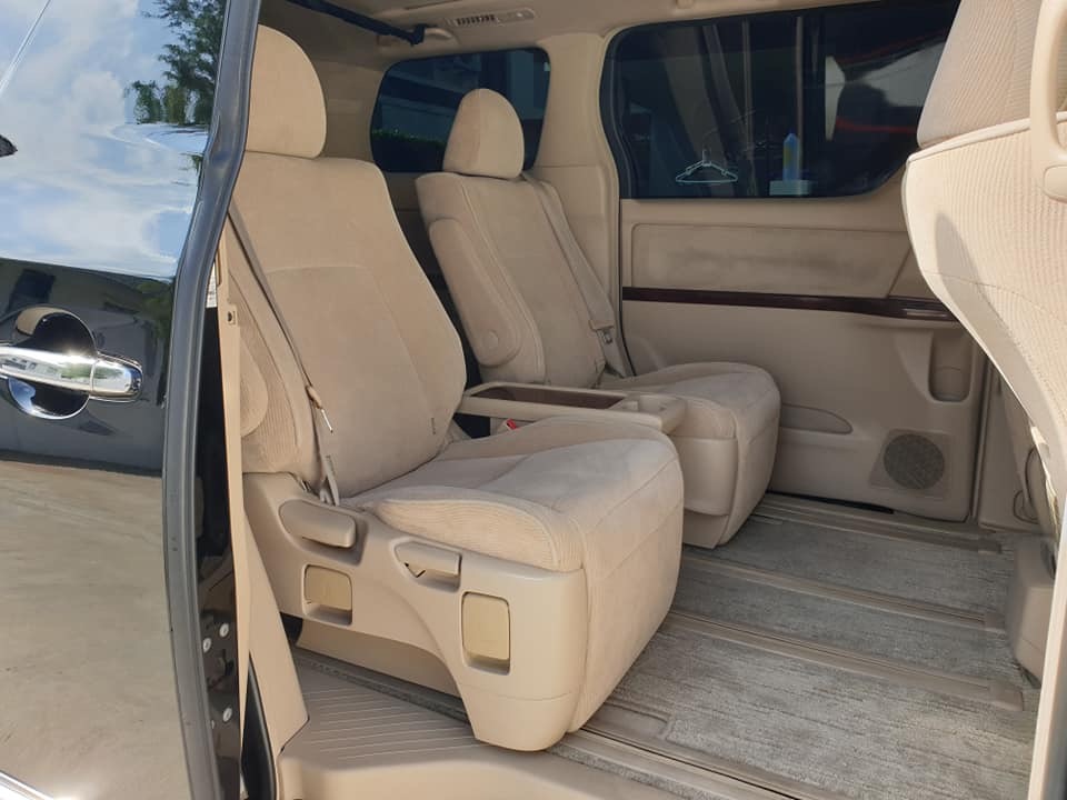 Toyota Alphard ปี 2008 สีดำ (รูปที่ 9)