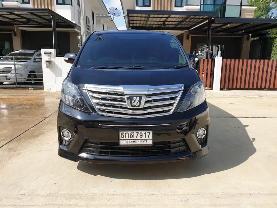 Toyota Alphard ปี 2008 สีดำ (รูปที่ 2)