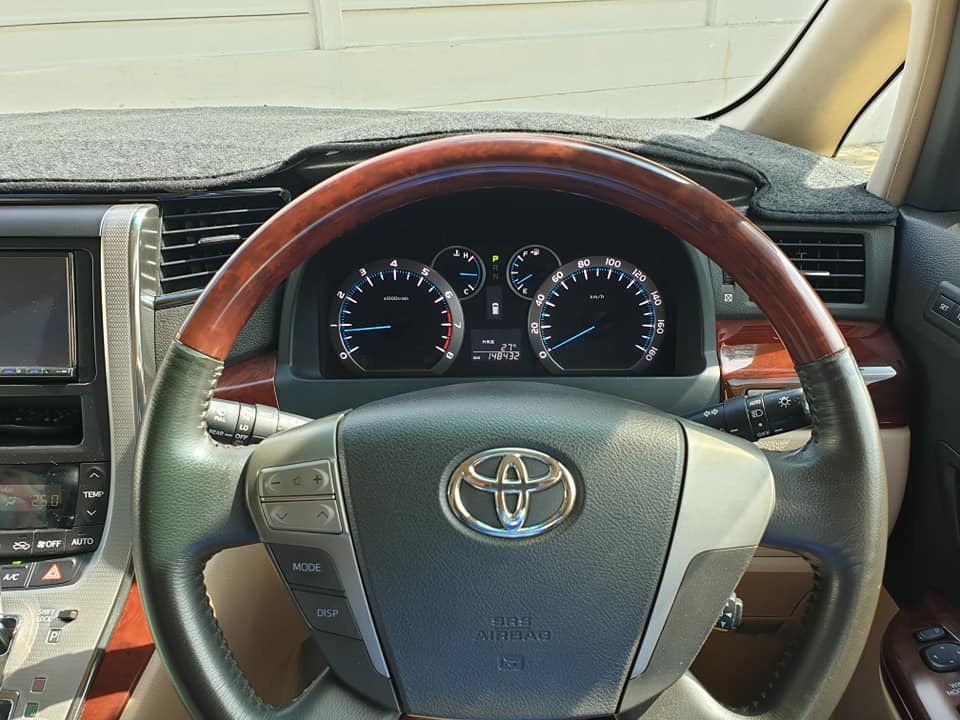 Toyota Alphard ปี 2008 สีดำ (รูปที่ 6)