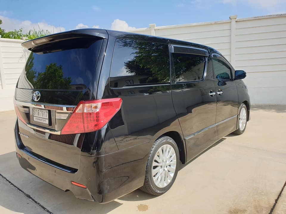 Toyota Alphard ปี 2008 สีดำ (รูปที่ 4)