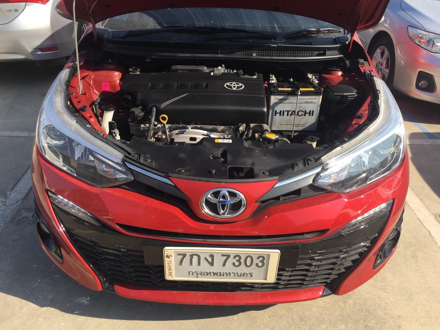 Toyota Yaris ปี 2017 สีแดง (รูปที่ 15)