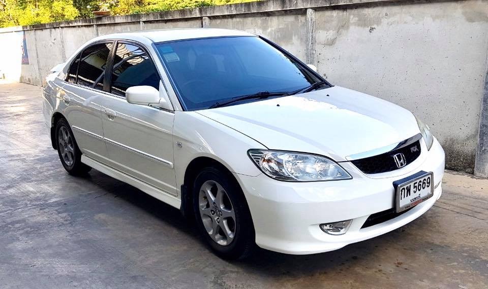 Honda Civic RX โฉม ตาเหยี่ยว ปี 2005 สีขาว