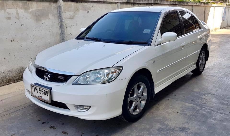 Honda Civic RX โฉม ตาเหยี่ยว ปี 2005 สีขาว
