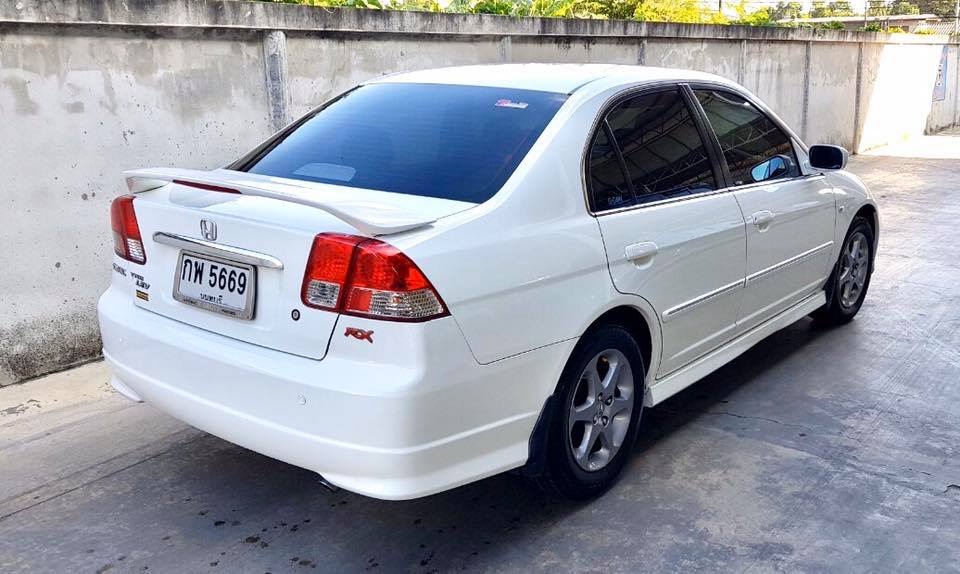 Honda Civic RX โฉม ตาเหยี่ยว ปี 2005 สีขาว (รูปที่ 6)