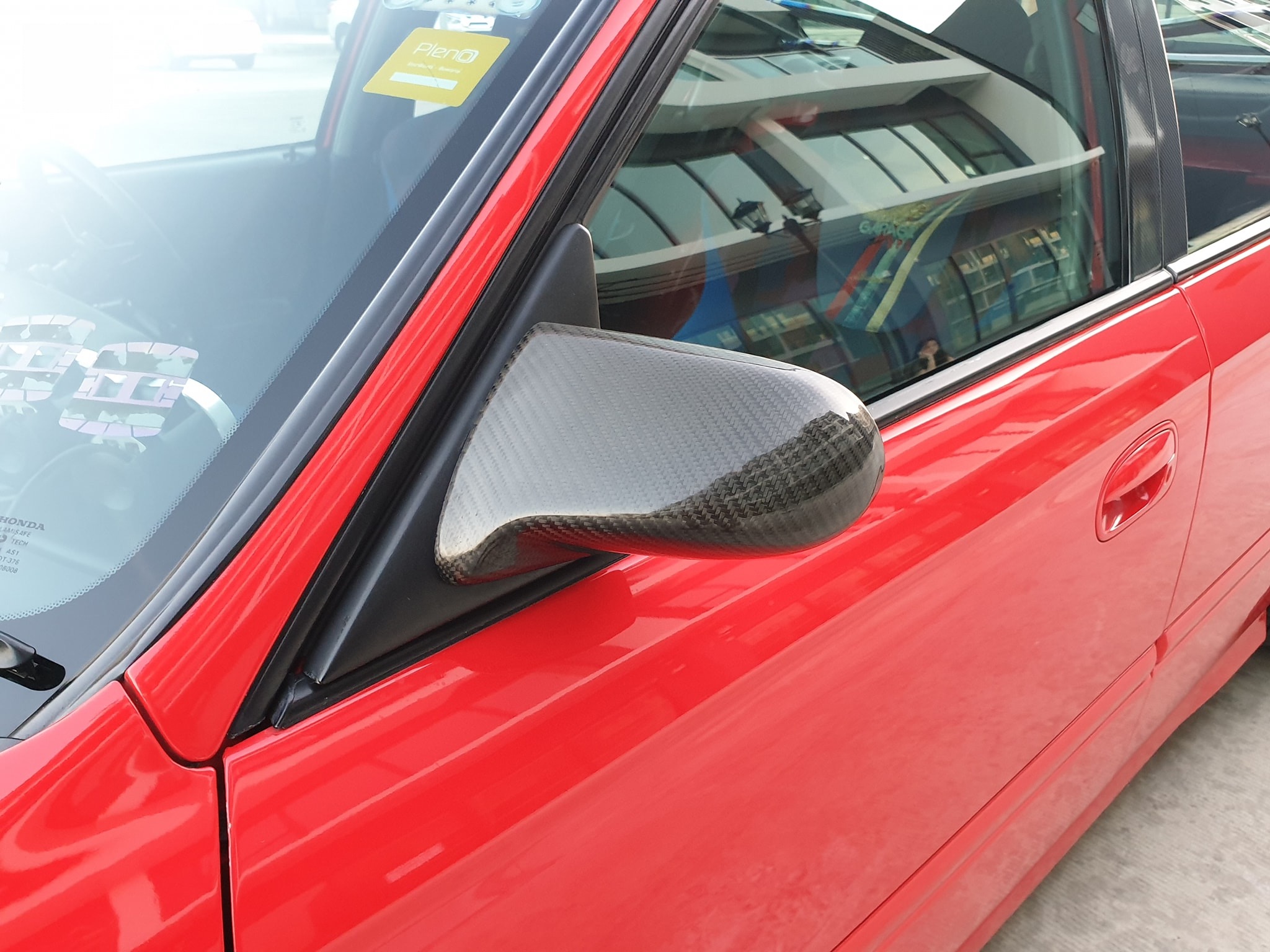 Honda Civic EK โฉม 4 ประตู ปี 1996 สีแดง (รูปที่ 7)