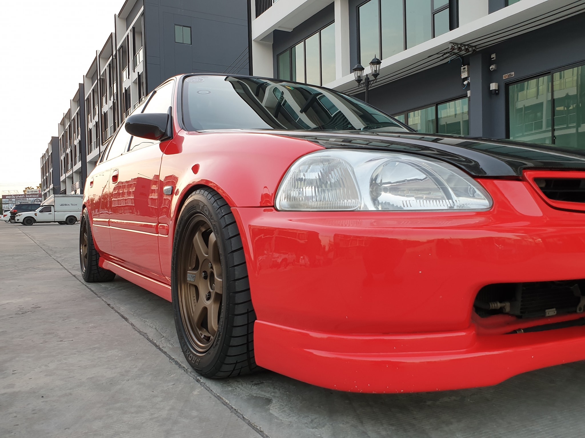 Honda Civic EK โฉม 4 ประตู ปี 1996 สีแดง (รูปที่ 17)