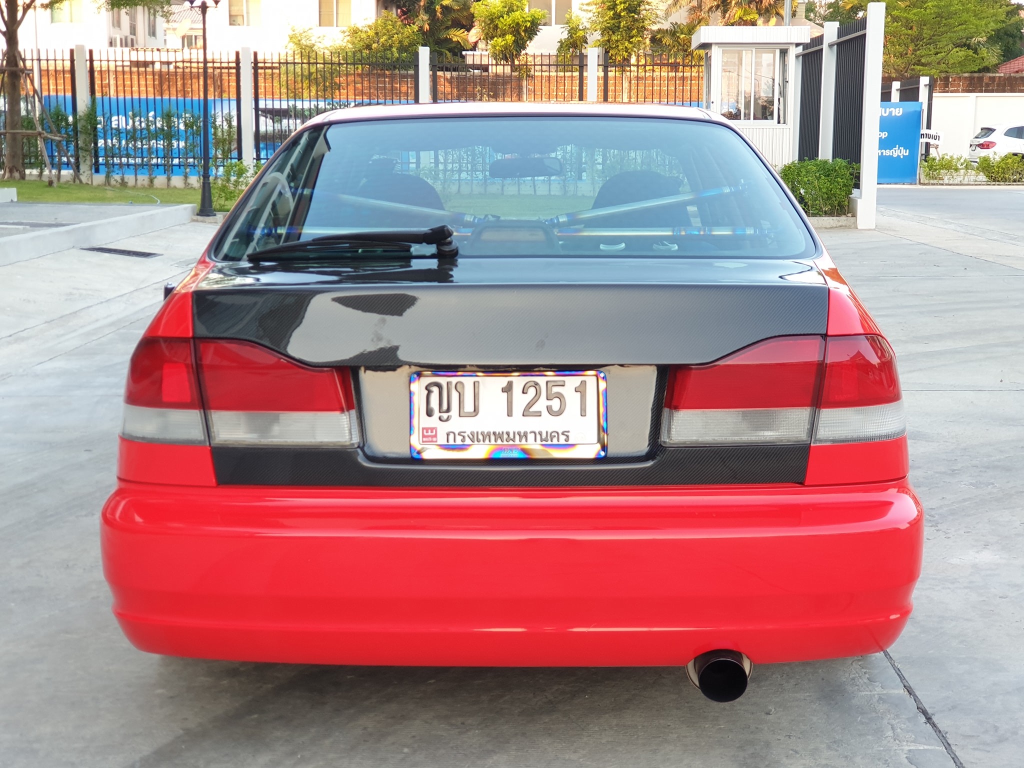 Honda Civic EK โฉม 4 ประตู ปี 1996 สีแดง (รูปที่ 6)