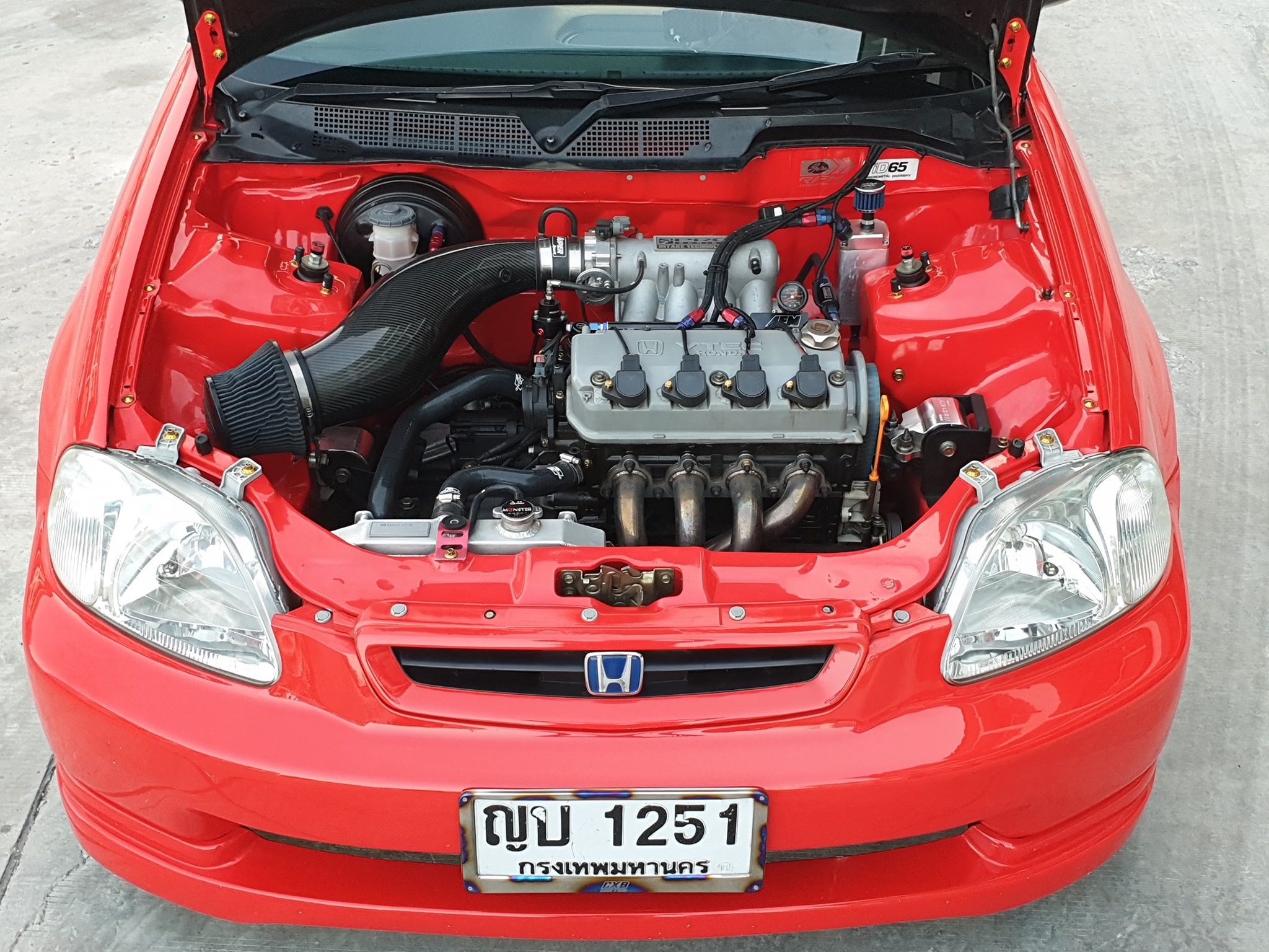 Honda Civic EK โฉม 4 ประตู ปี 1996 สีแดง (รูปที่ 30)